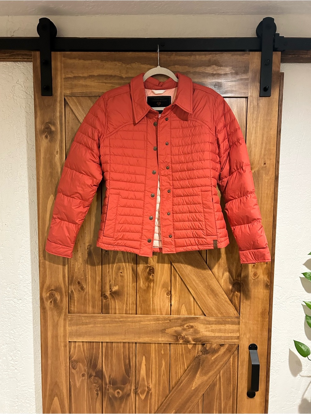 Obermeyer Coral Puffer Jacket with Snap Front